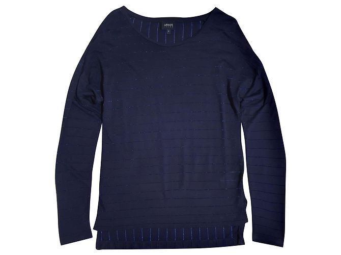 Armani Jeans Bluse Blau