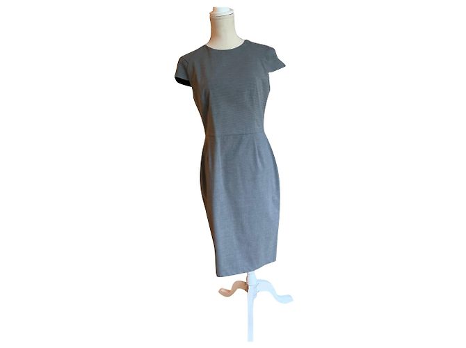 Zara kurzes Kleid grau aus Polyester