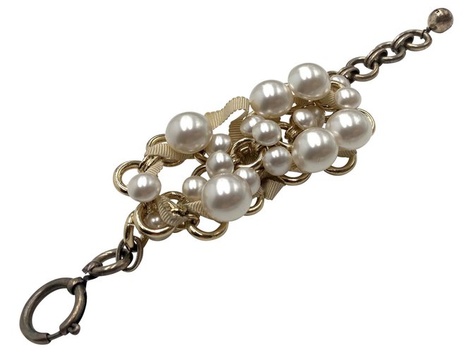 Lanvin Bracelets Golden Pearl  ref.176298
