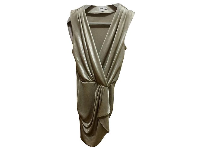 Asos Kleid metallisch drapiert