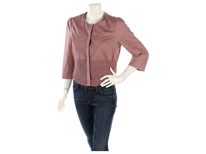 Chaqueta Noa Noa de algodón Cenizas de rosa