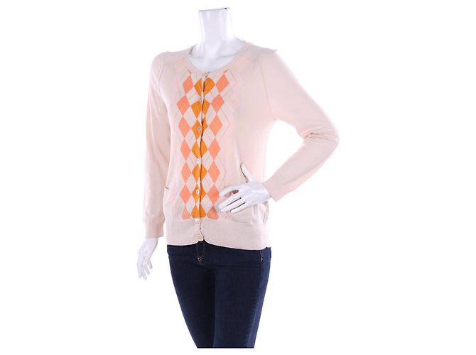 Rebeca de rombos J.Crew algodón L Multicolor