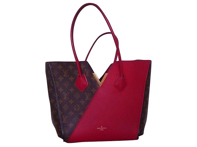BORSA KIMONO LOUIS VUITTON MM MONOGRAM PELLE ROSSA Multicolore