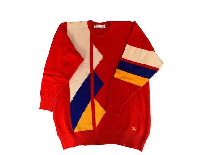 Burberry Knitwear Red Wool  ref.176643