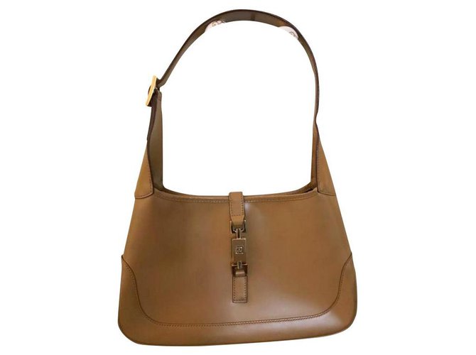 Gucci Handbags Caramel Leather  ref.176811
