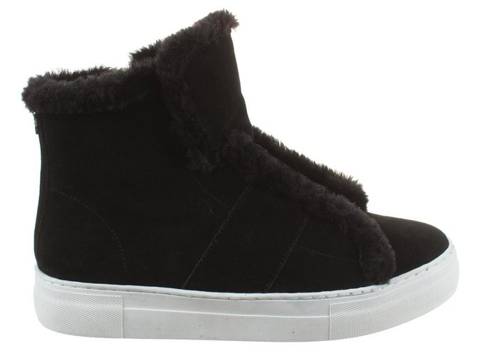 Dkny boots Suede Noir  ref.176885
