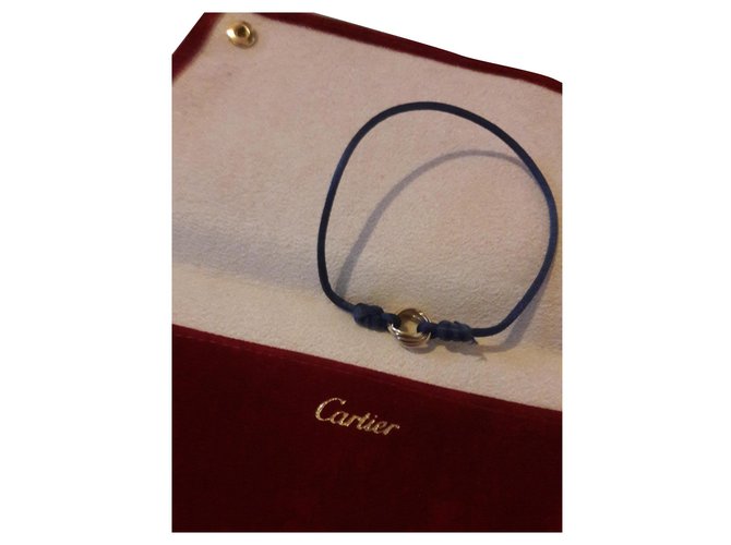 Love Cartier Trinity Blu scuro Oro  ref.176919