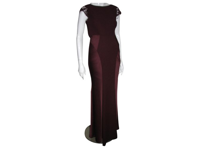 burgundy coast dress