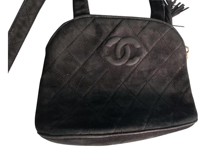 Autre Marque Borsa a tracolla Chanel nera Nero