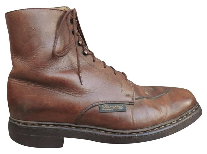 Paraboot p boots 39 Brown Leather  ref.177058