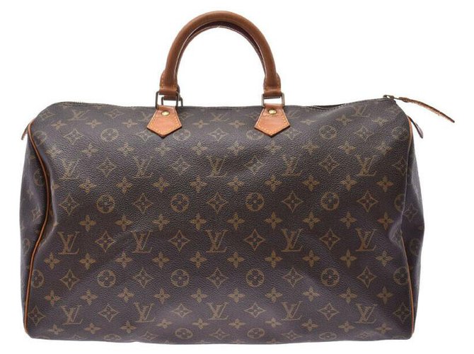 Louis Vuitton 'speedy' Travel Bag in Brown