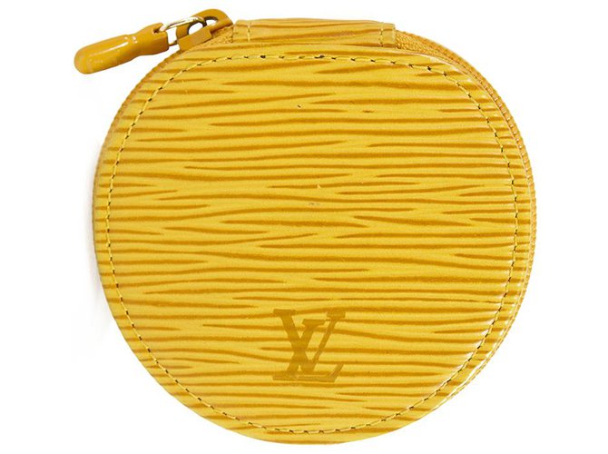 Louis Vuitton EPI Ecrin Bijoux Jewelry Case in Yellow, Women's