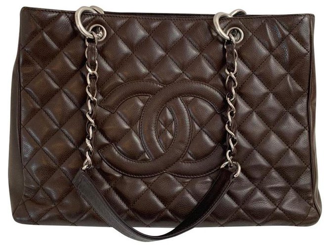 Chanel Brown Leather  ref.177800