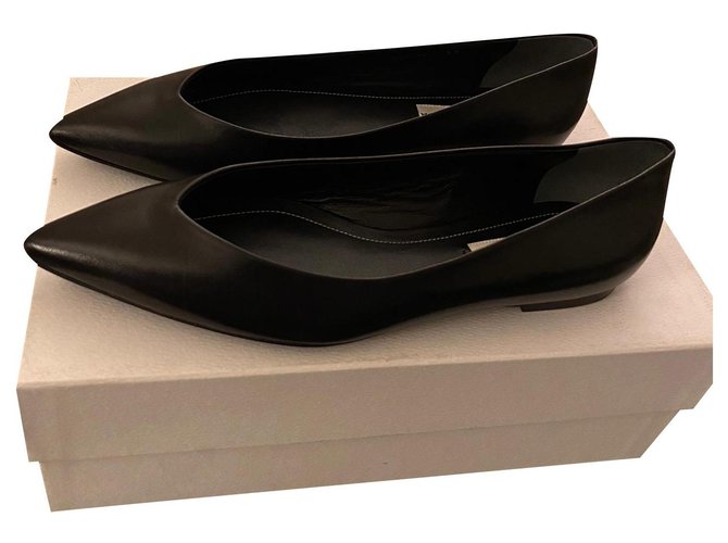 Balenciaga Zapatos Negro Piel de cordero  ref.177837