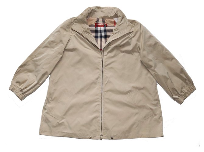 Burberry Jackets Beige Polyester  ref.177895