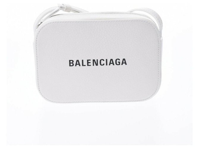 Balenciaga Camera Blanco Cuero  ref.178087