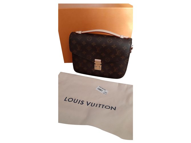 Louis Vuitton pochette Metis full set UNWORN Brown Cloth ref.178096 - Joli  Closet