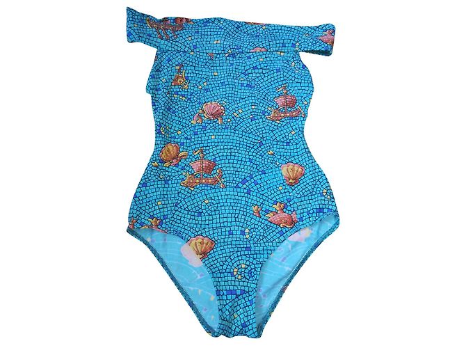 Bañador Hermès T36 Turquesa