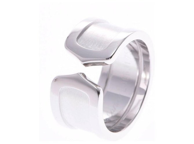 cartier 2C C2 Ring Silvery White gold  ref.178192