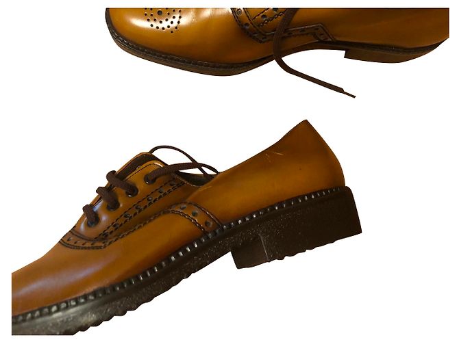 Autre Marque Mocassins Salamander en cuir bronze 