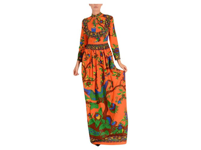 Gucci dress new Soie Multicolore  ref.178384