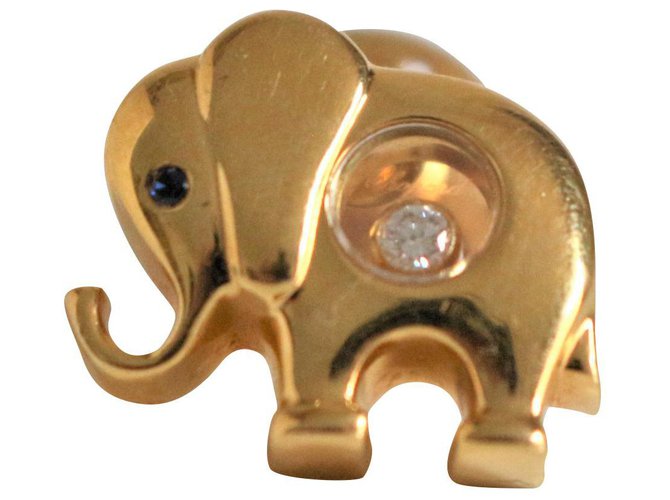 Chopard pin's éléphant Or jaune Doré  ref.178408