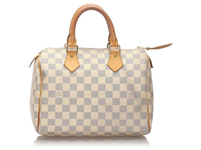 Louis Vuitton Speedy Damier Azur 25 White/Blue - US