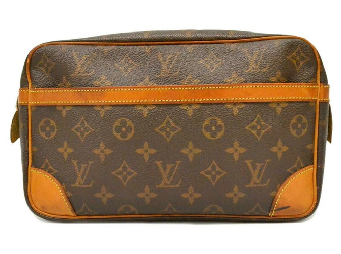 Louis Vuitton Compiegne 28 Brown Cloth ref.178619 - Joli Closet