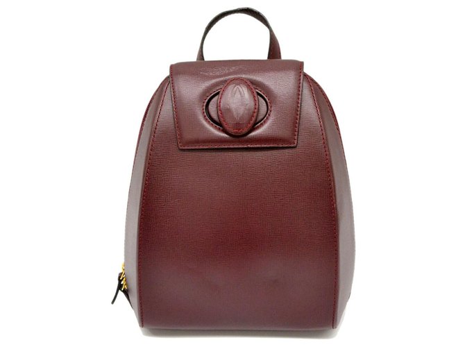 Cartier Must Line Backpack Leather  ref.178650