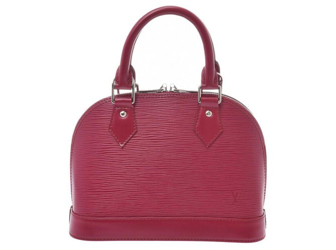 Louis Vuitton Alma BB Red Leather  ref.178652