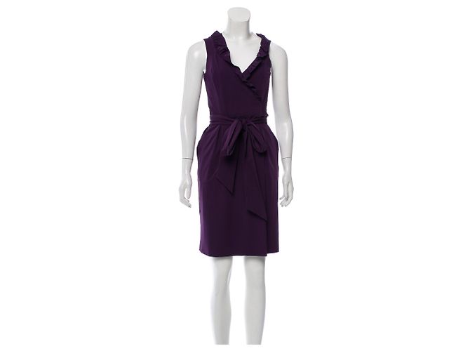 Diane Von Furstenberg Hampton Wickelkleid lila