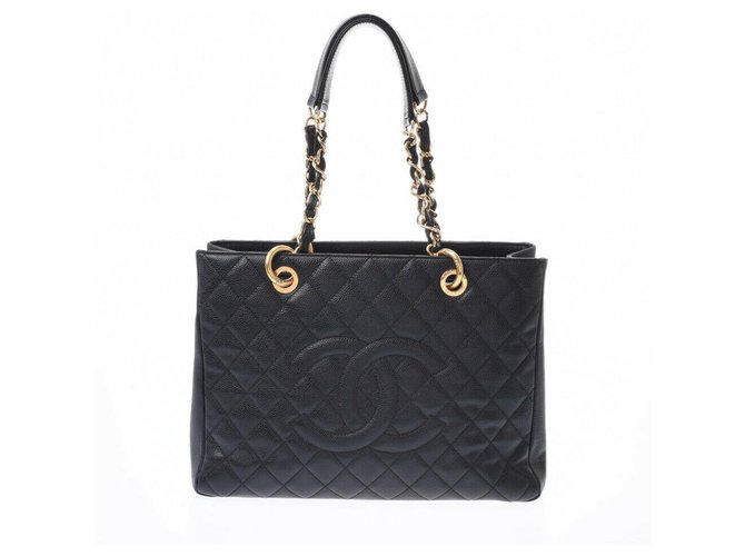 Chanel Matrasse Black Leather  ref.178864