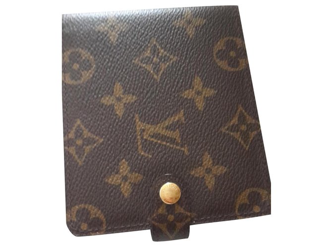 Louis Vuitton Notepad Brown Leather  ref.178901