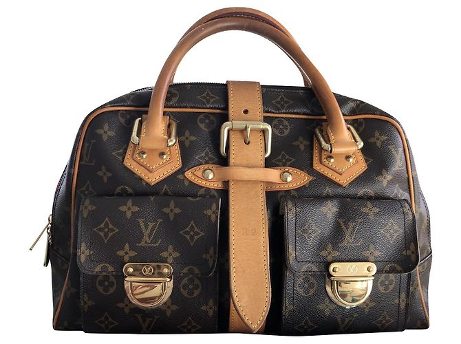 Sac à main Louis Vuitton Manhattan GM Monogramme Marron