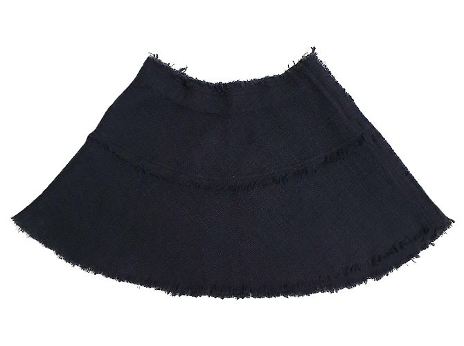Falda de algodón Iro Diva negra Negro 