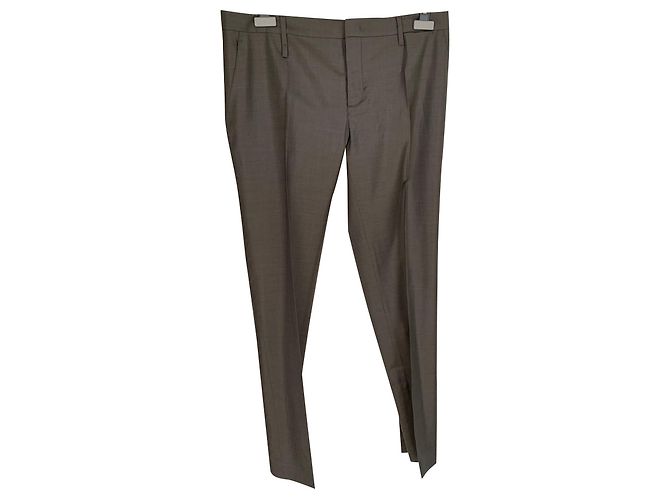 Prada Wool Pants Taupe