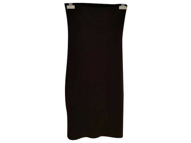 Plein Sud Schwarzes Viscose Schlauchkleid