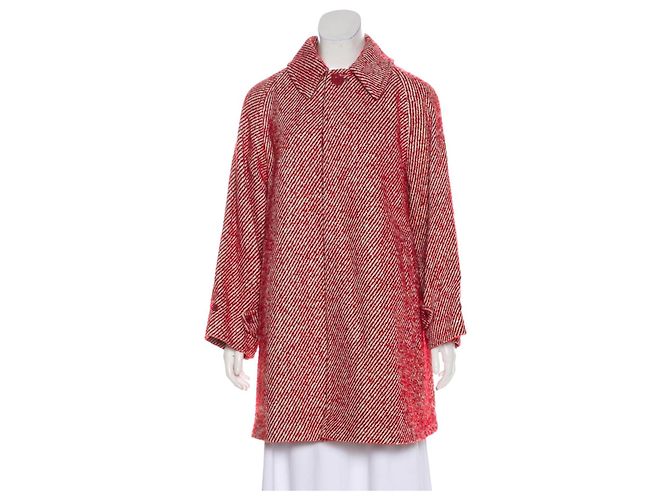 Tomas maier Cavelry coat White Red