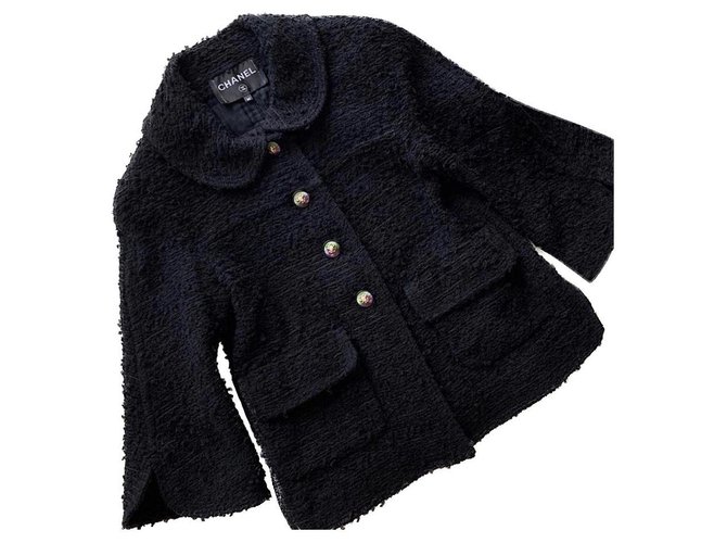 Chanel 2018 Pre-Spring tweed jacket Black  ref.179187