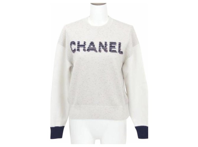 Chanel sweater Cc 2019 2020 Cream  ref.179264