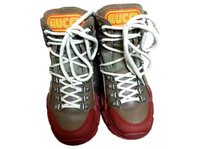 Gucci Flash trek boots Multiple colors Cloth  ref.179285