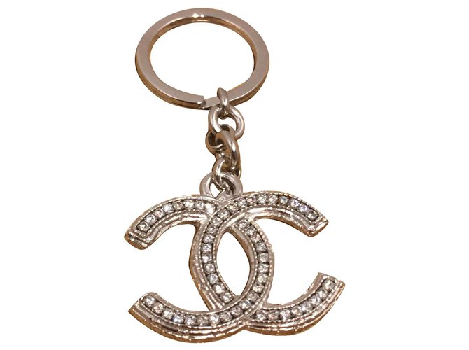 Chanel Bag charms Silvery Metal  ref.179287