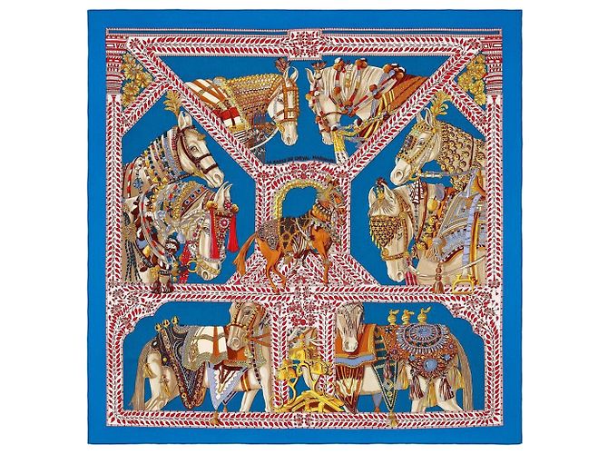 Hermès LA DANZA DEL CAVALLO MARWARI Multicolore