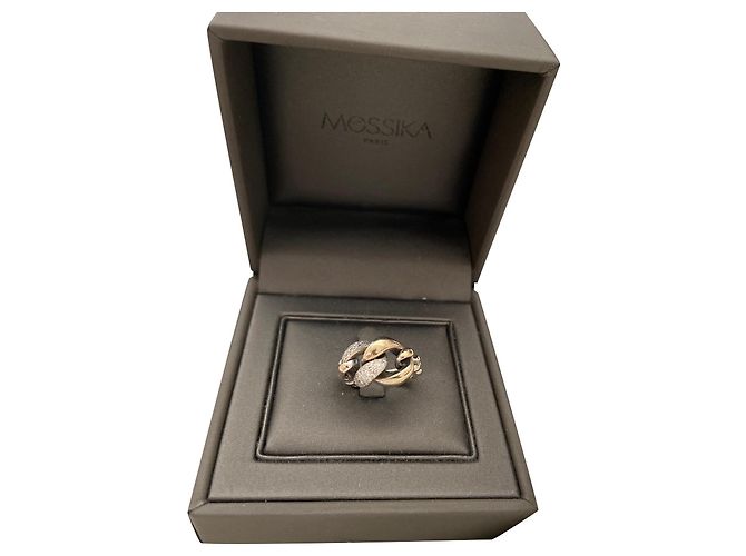 Anello Messika con Diamanti Oro Bianco Argento