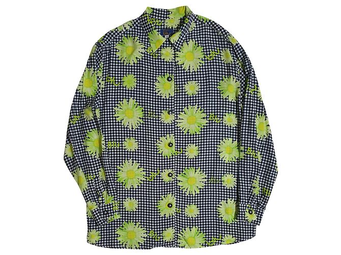 Camicia floreale Byblos Blu in viscosa Multicolore
