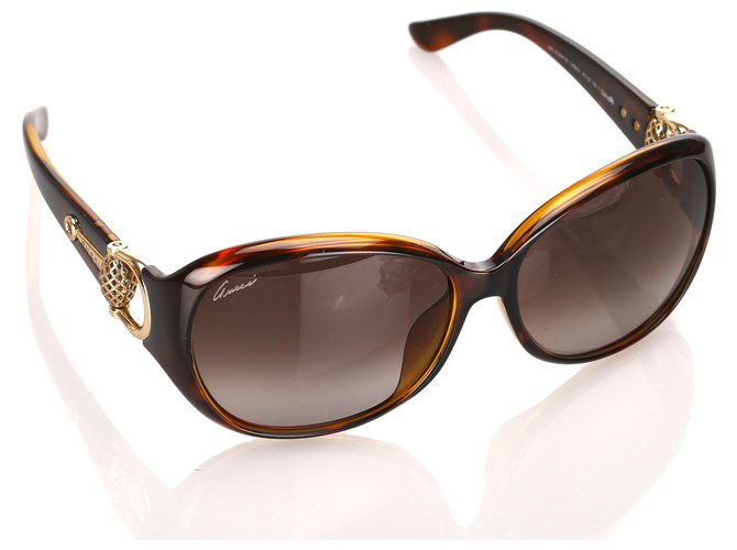 gucci brown tortoise sunglasses