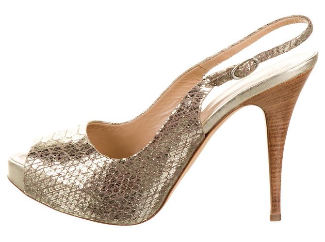 Giuseppe Zanotti Tacones metalizados Metálico