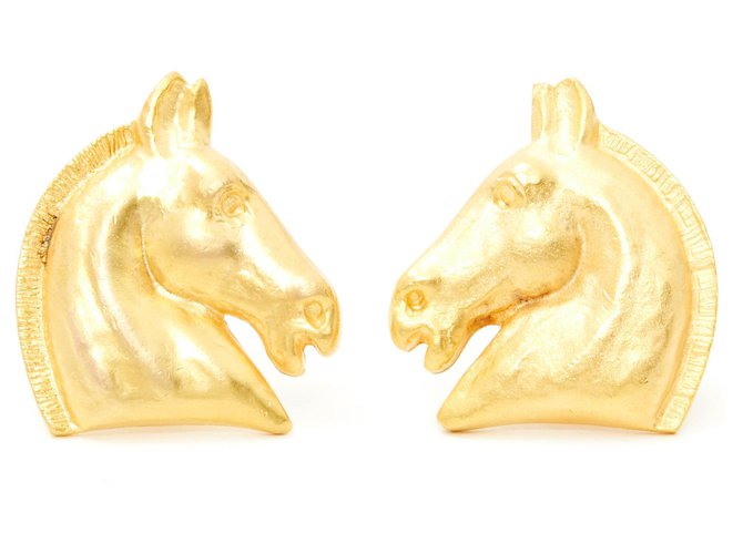 Hermès HORSE PROFILE Golden Metal  ref.179760