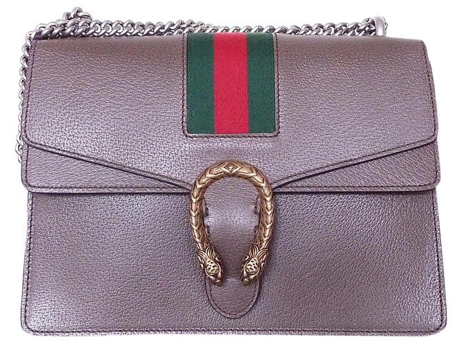 GUCCI BAG DIONYSUS NEW BROWN LEATHER  ref.179765