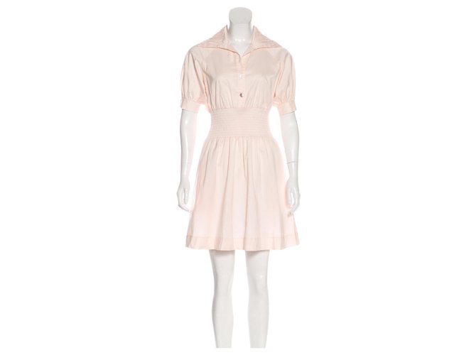 Diane Von Furstenberg Axel dress Pink Cotton Polyester  ref.179779
